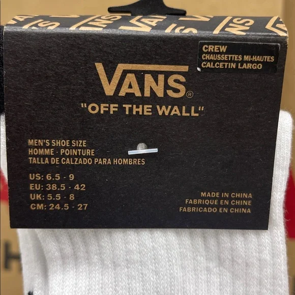 VANS "Off The Wall" Crew socks 
Vans socks (1 pair) Have a good time logo - Picture 8 of 16
